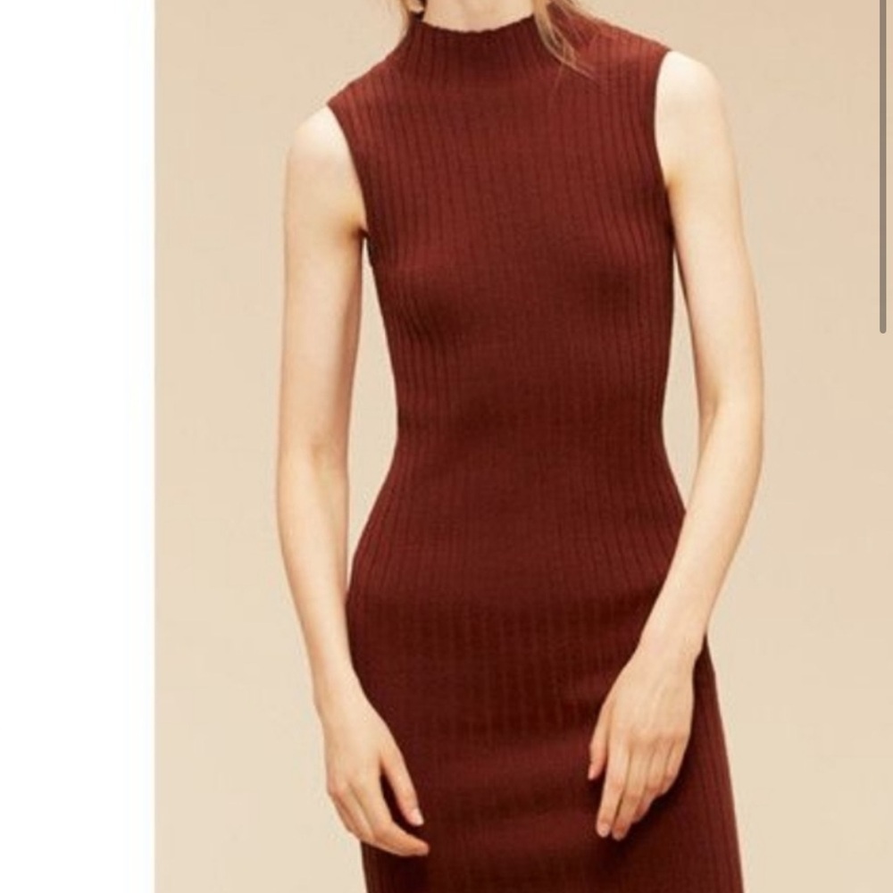 Reddish Brown  Wilfred Dress